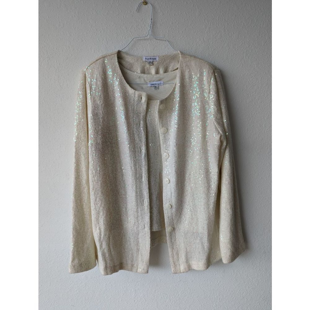 Joan Rivers Vintage 2 piece sweater set size M